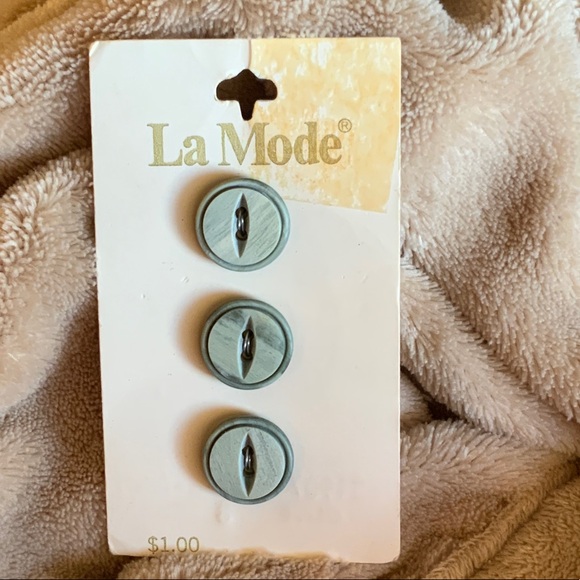Other - Vintage La Mode Green Buttons